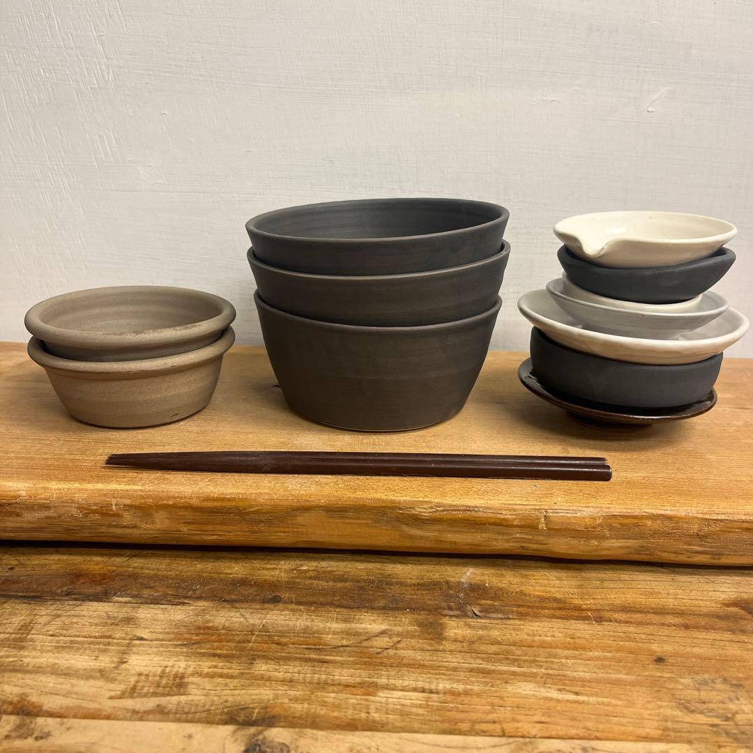 sckcrew　新品　陶器　陶芸作家　豆皿10個a