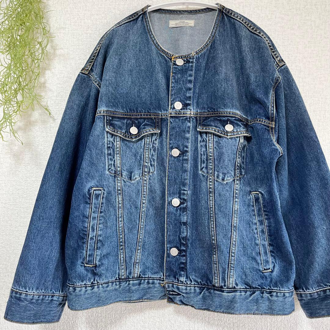美品♡ジャーナルスタンダードレリューム ノーカラー デニムジャケット フリー