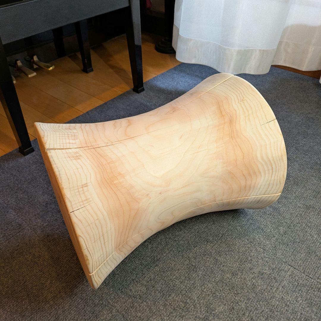 檜　丸太　椅子　スツール　テーブル　高さ約40.5㎝