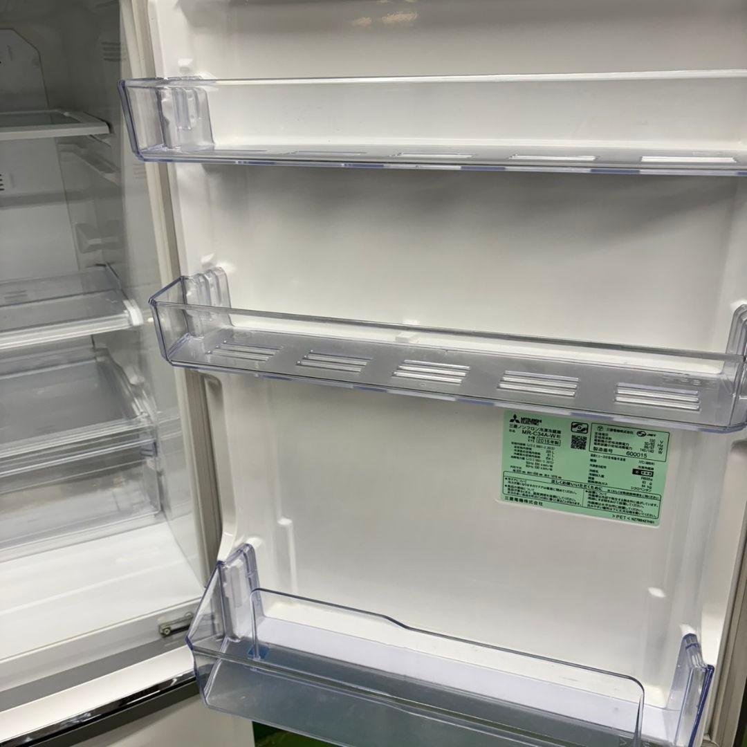 510 格安 三菱 大型冷蔵庫 300L強 自動製氷 右開き 1〜4人暮らし用