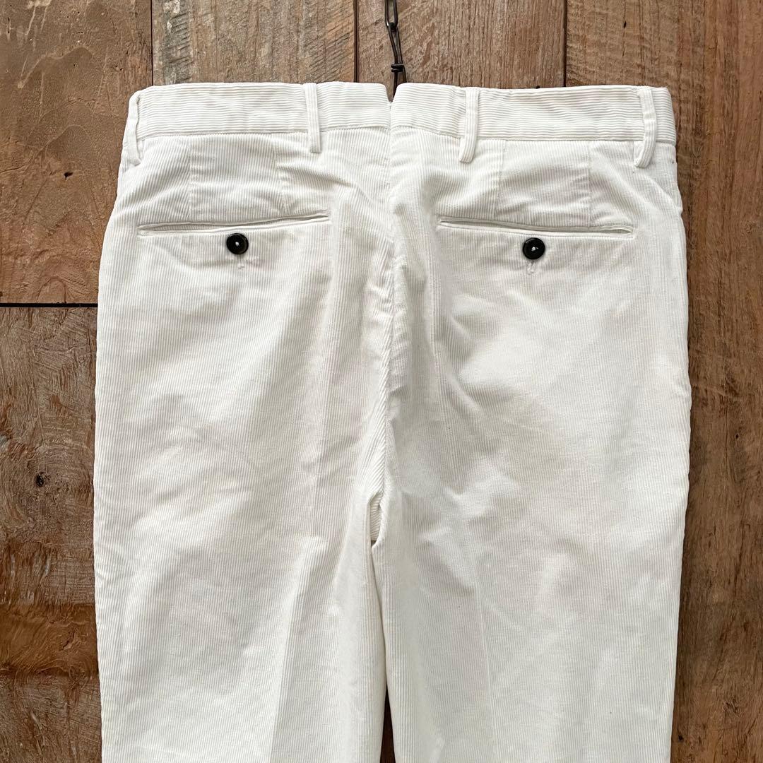 【極美品】PT TORINO テーパード コーデュロイ スラックス パンツ 44
