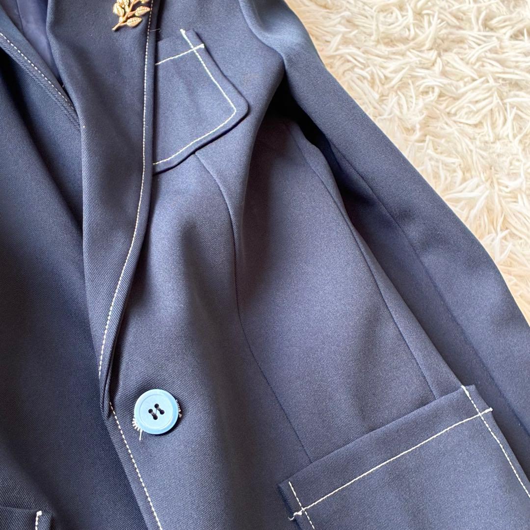 専用キッズフォーマル5点セットアップ ネイビー 160 卒業式 卒服