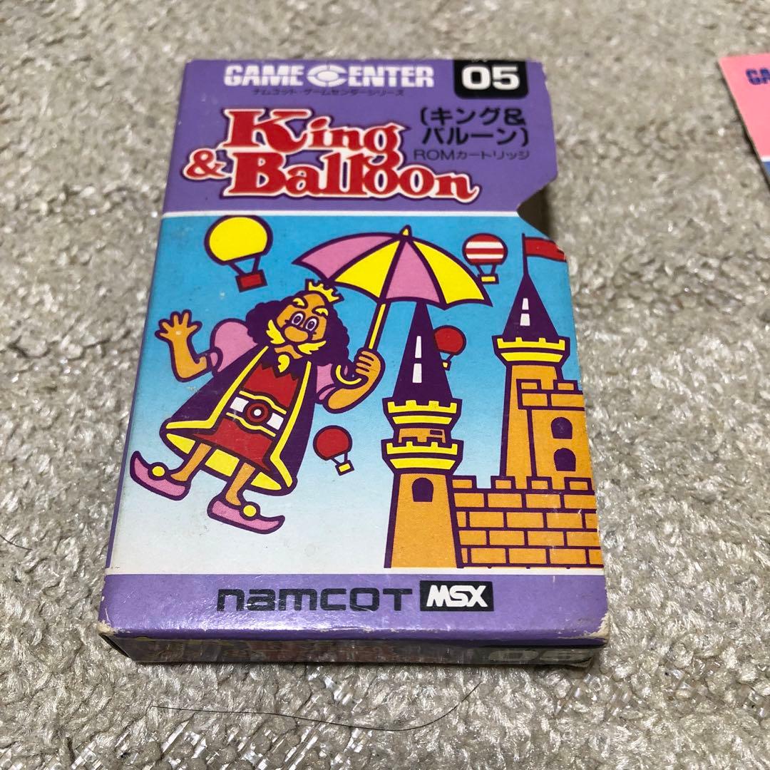 その他 namcot GAME CENTER King&Balloon MSX