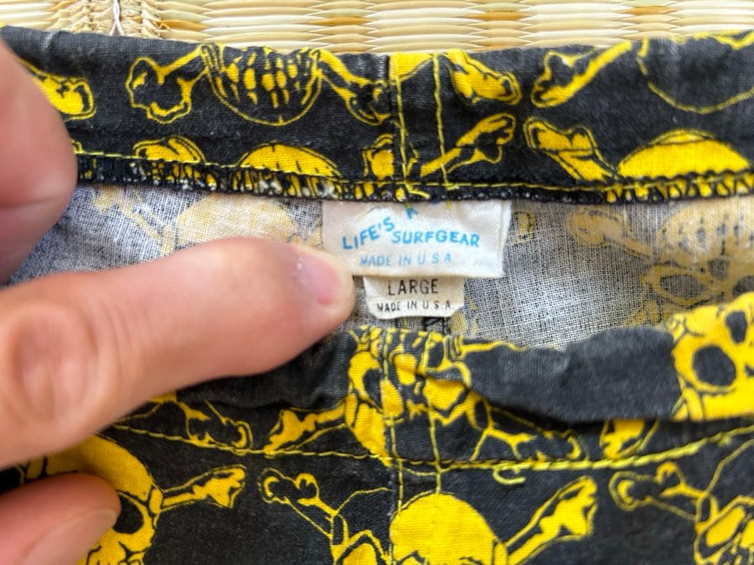 シオコウ　life's a beach パンクスカル　ショートパンツ　L