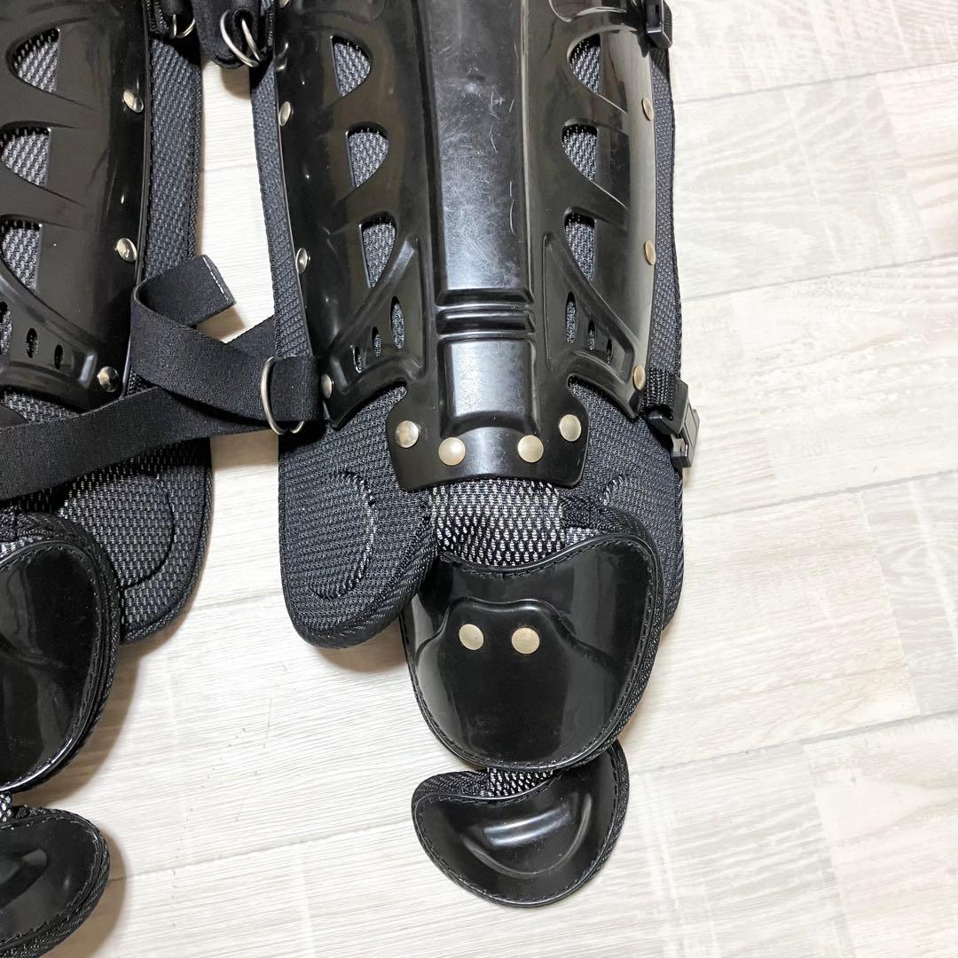 美品　2点セット　キャッチャー　防具　プロテクター　レガース　一般　大人用　軟式