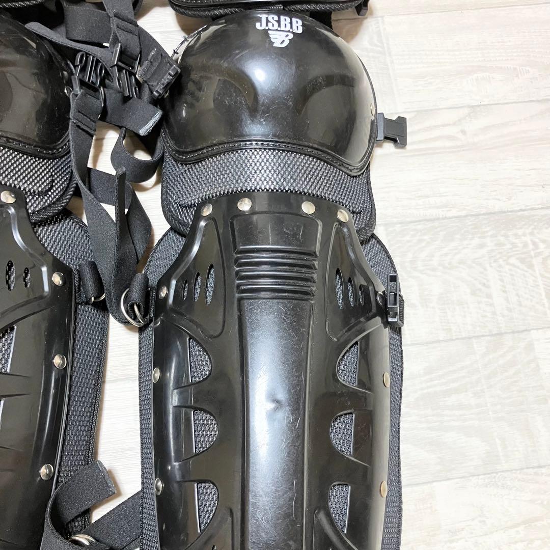 美品　2点セット　キャッチャー　防具　プロテクター　レガース　一般　大人用　軟式