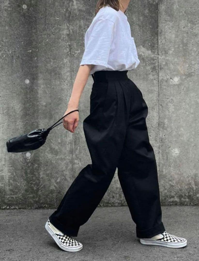 マノンフリップ【未使用品】マイグルカパンツ　ブラック　サイズ1