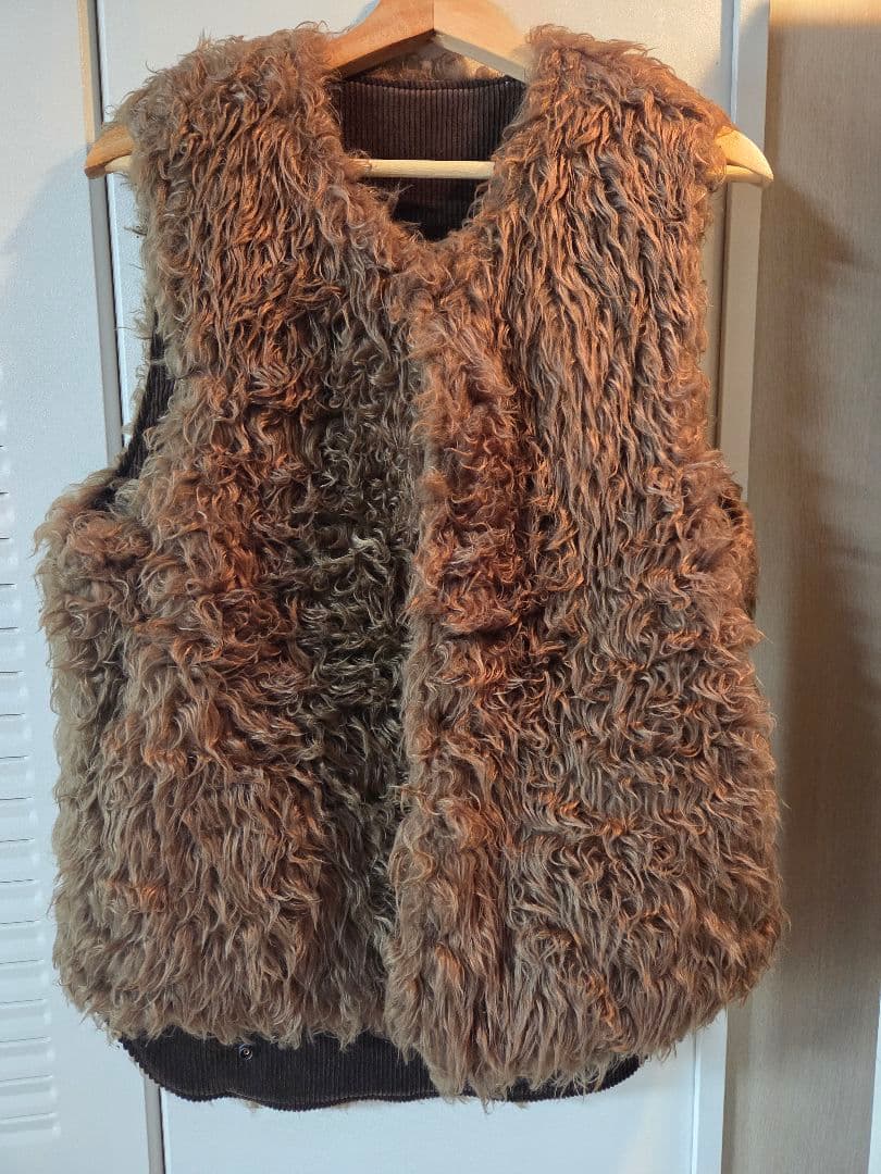 【新品】HARi　REVERSIBLE WORK VEST　ブラウン