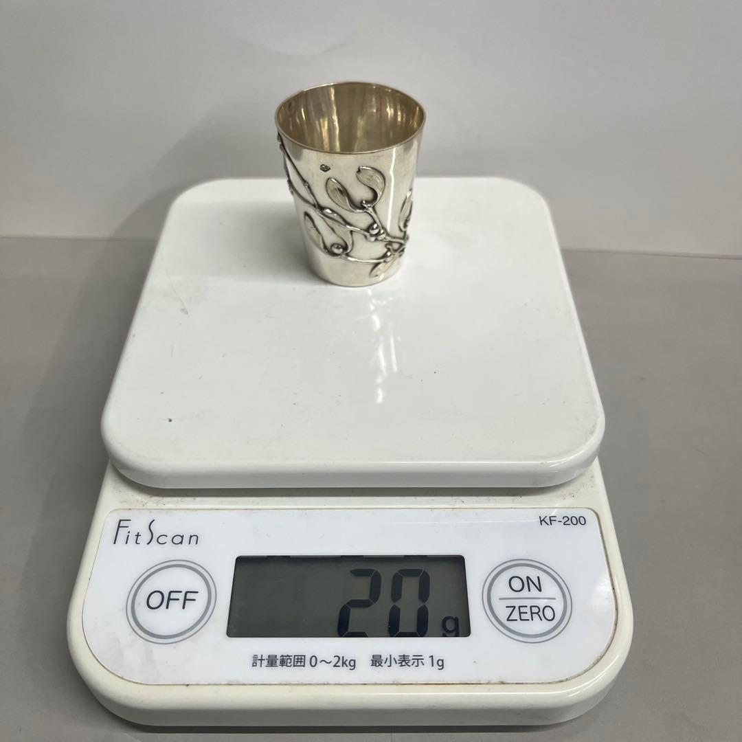 フランス　パリ　アンティーク　シルバー　銀製　リキュールカップ