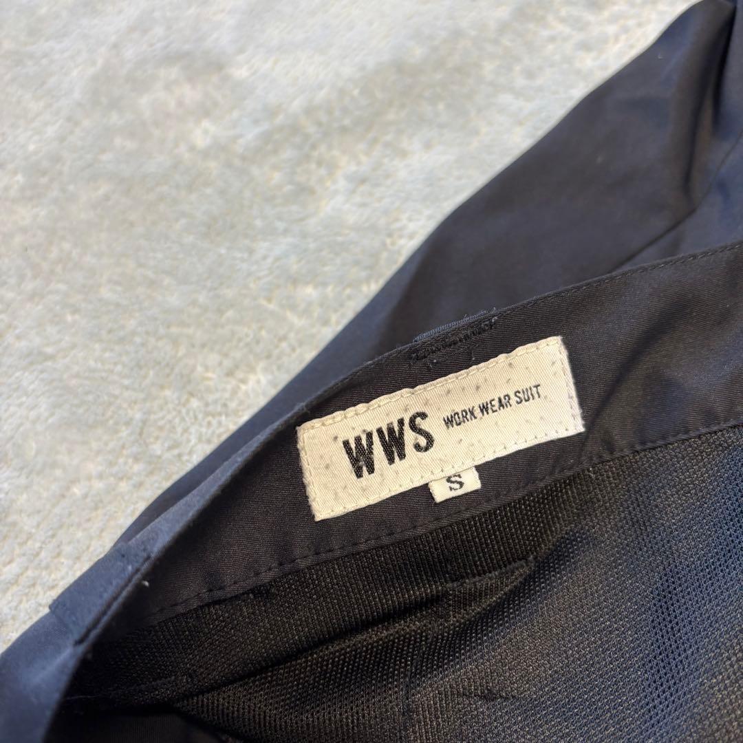 現行✨WWS ワークウェアスーツ セットアップ　紺 洗える ストレッチ