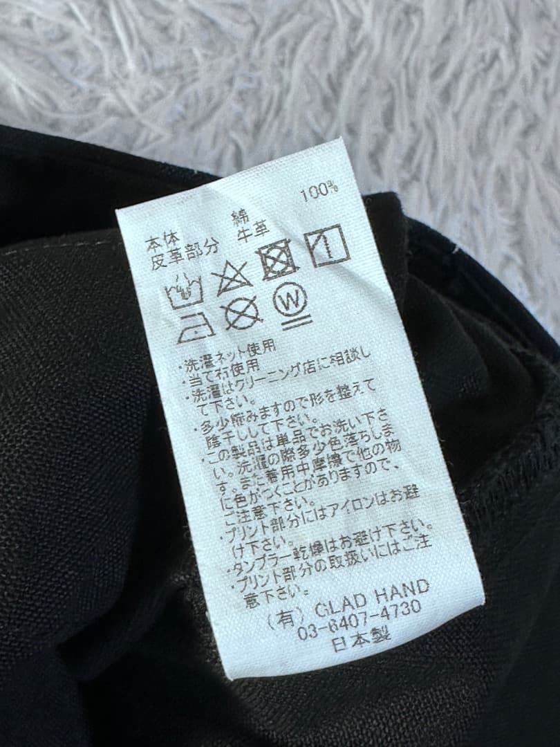 未使用タグ付 GLAD HAND FAMILY CREST 総柄 パンツ