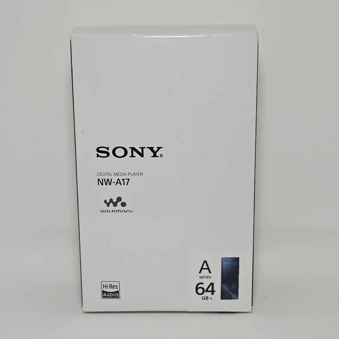 動作品 WALKMAN NW-A17 64GB ブラック 説明書 箱 イヤホン