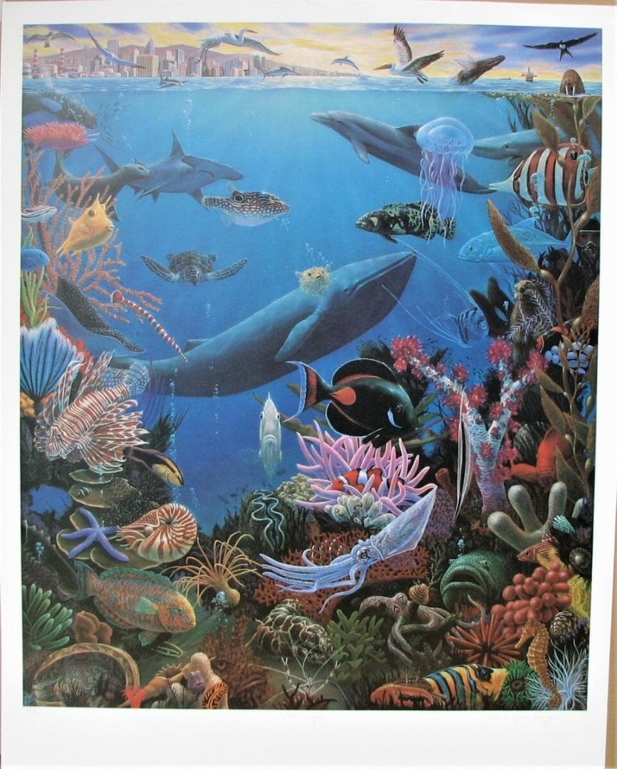 チャールズリンブラッグ「ウォーターエッジ」オフセットリト,究極の水族館