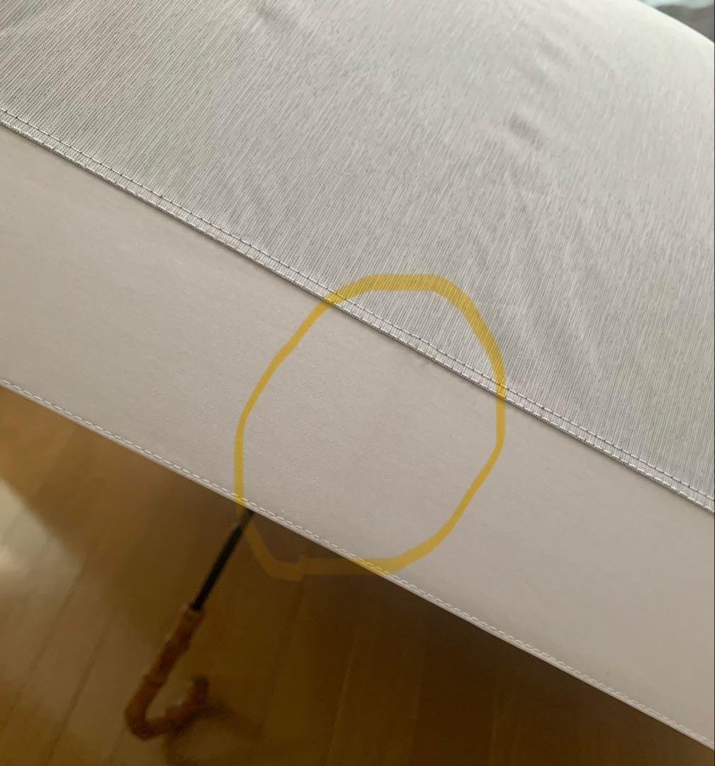 サンバリア100 長傘　Mサイズ　コンビmoku グレー