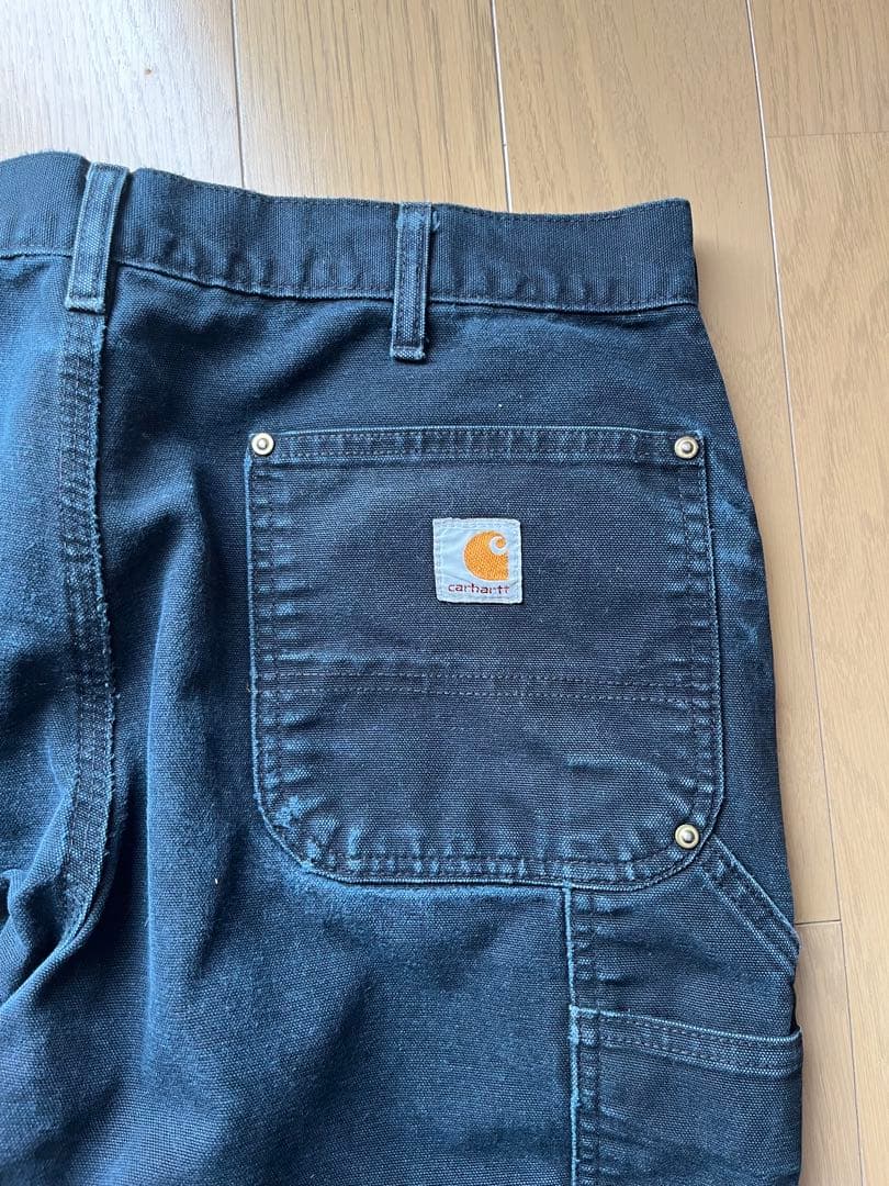 カーハート ダブルニー ブラック ワークパンツ carhartt old USA
