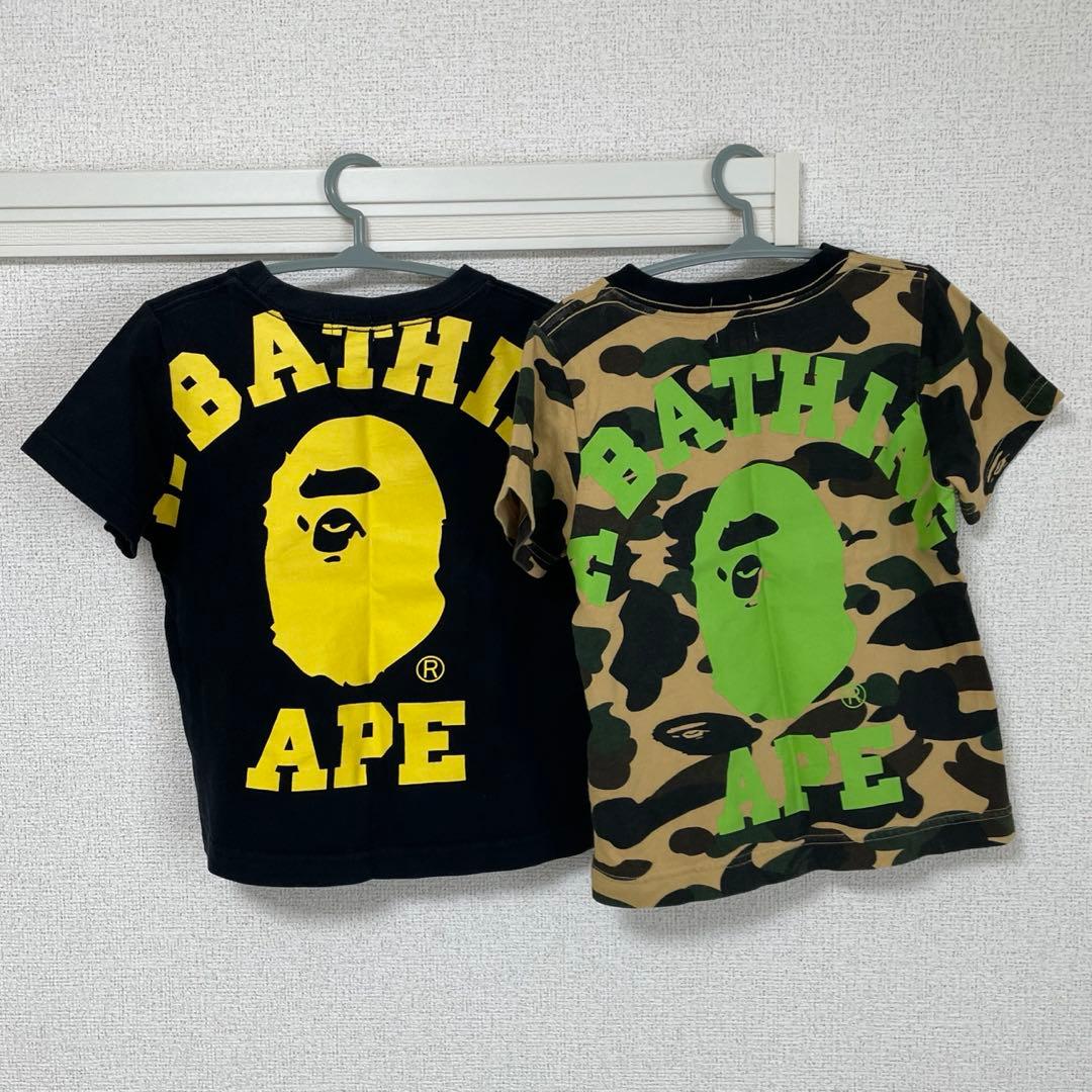 BAPE KIDS アベイシングエイプTシャツ 100cmセット