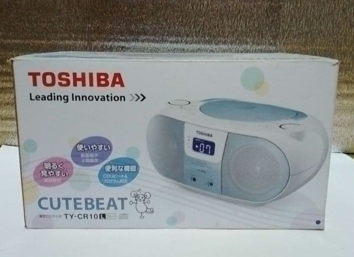 東芝CDラジオ　TY CR10 ポータブルCDプレーヤー