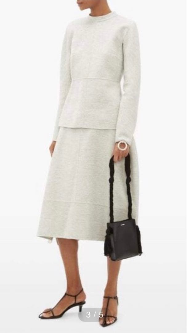 ジルサンダー　ウール　フェルトトップス　34