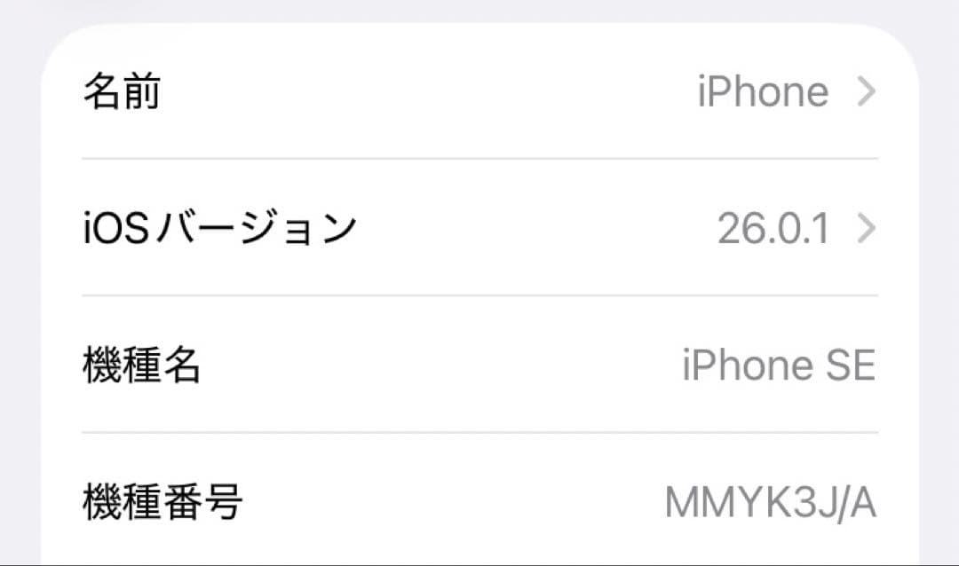 iPhone SE3（第3世代）256GB スターライト