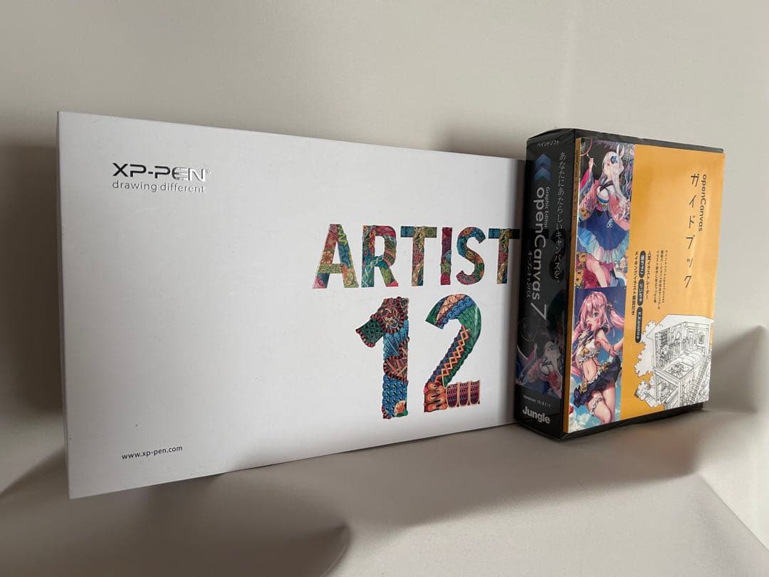 XP-PEN Artist 12 液晶タブ本体とOpen Canvas7セット