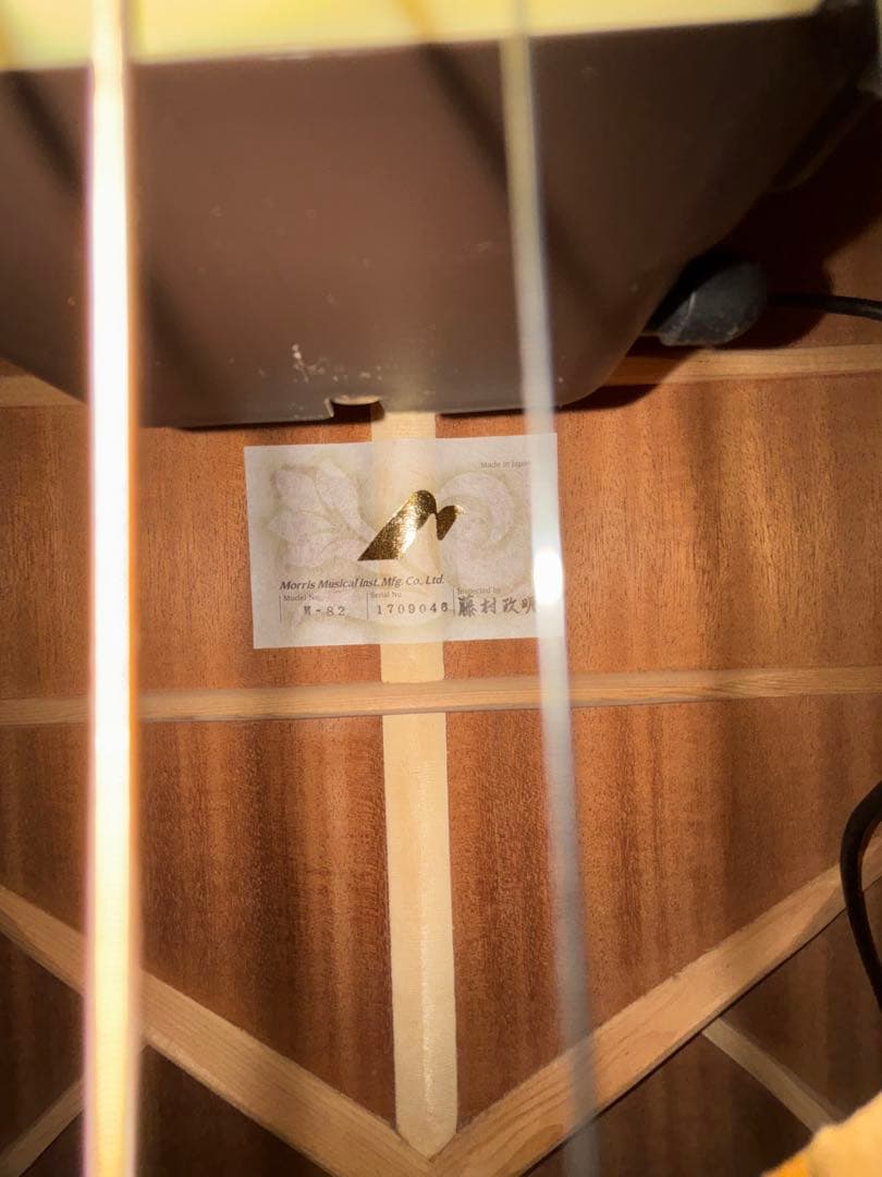 Morris M-82 + LR Baggs M1 搭載 純正ソフトケース付き