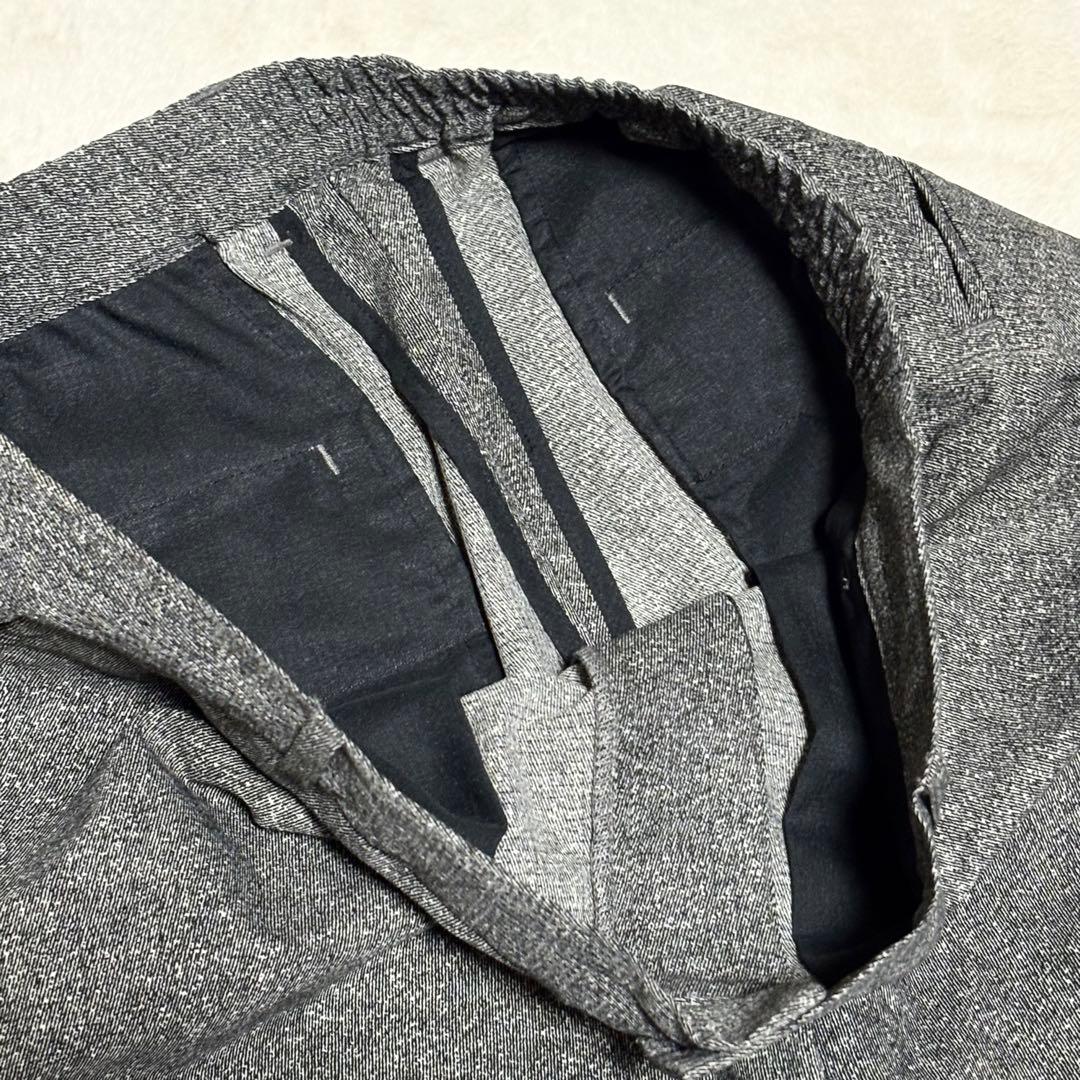 極美品/L タケオキクチ tk セットアップ ストレッチ 洗えるスーツ グレー