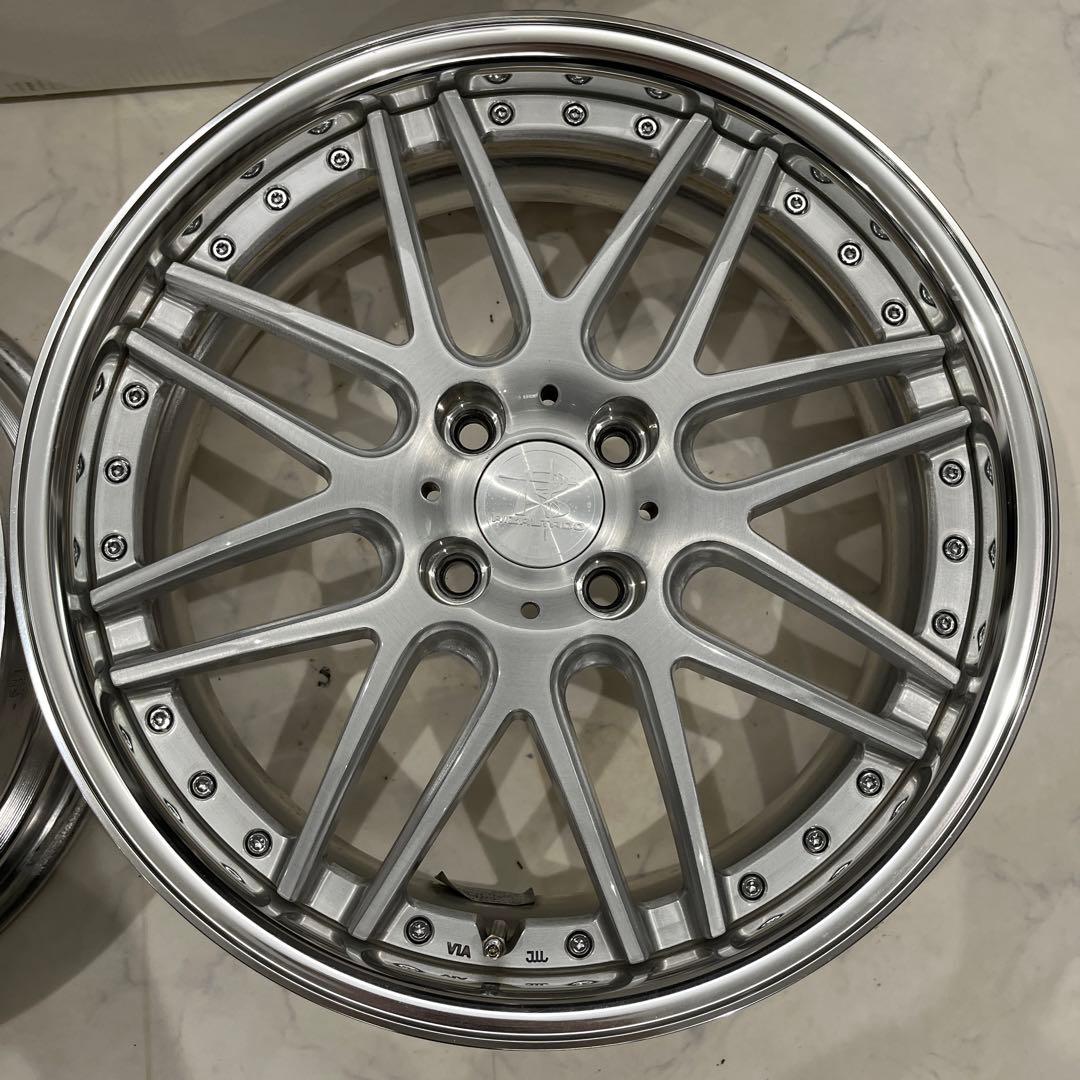 ‼️最終金額‼️ワーク リザルタード17インチ 6J+40 フロント ホイール 2本