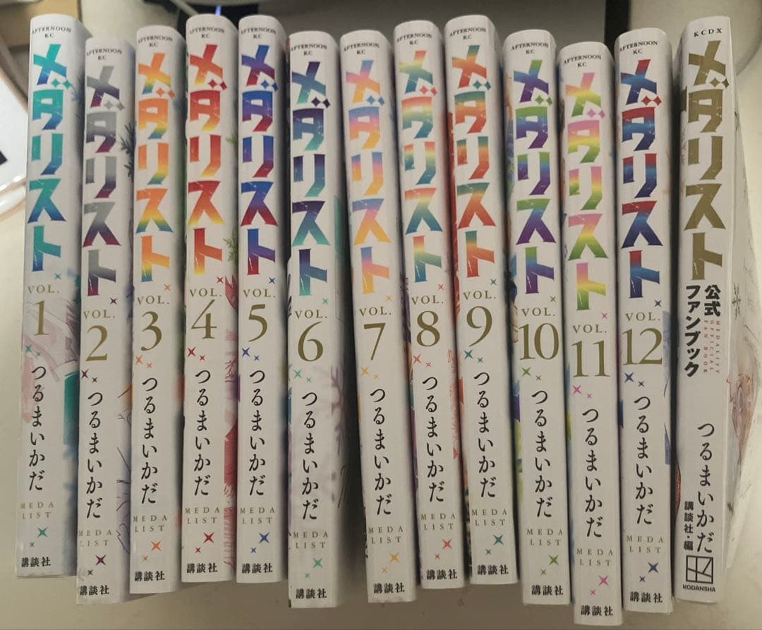メダリスト　1巻〜12巻　公式ファンブック、コースター付