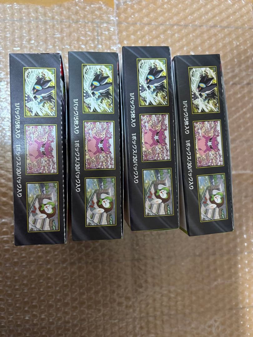 ポケモンカードゲーム ムニキスゼロ　4BOX ぺりぺり付き　未開封