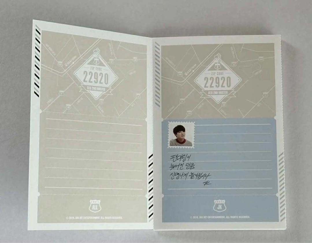 BTS 2nd muster 公式22920 ARMY 2期限定 ポストカード
