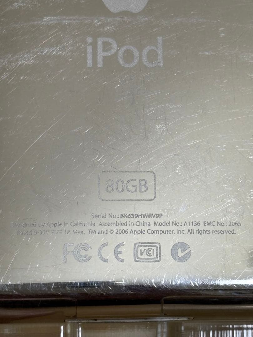 iPod classic 5.5世代 Late2006 80GB バッテリー良好