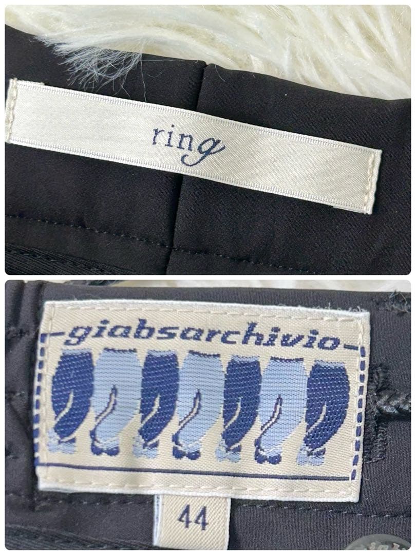 【未使用級】ジャブスアルキヴィオ スラックス RING／M2 44 ブラック　黒