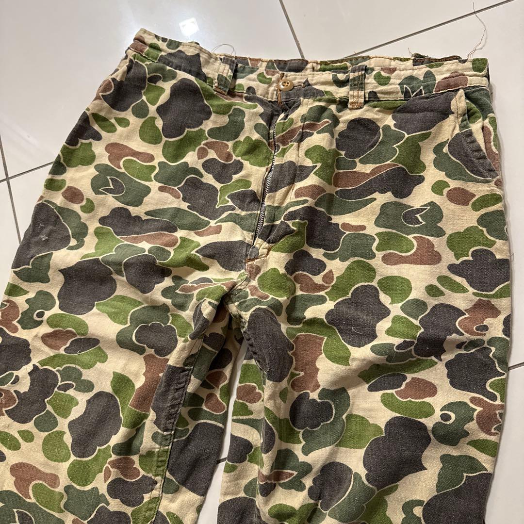 70s SAFTBAK ダックハンターカモ パンツ Vintage
