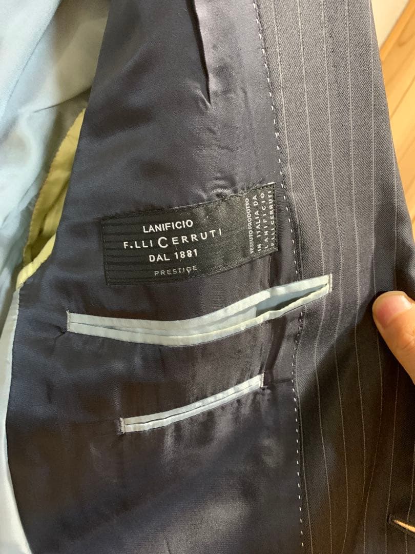 L ポールスミス スーツ グレー ストライプ