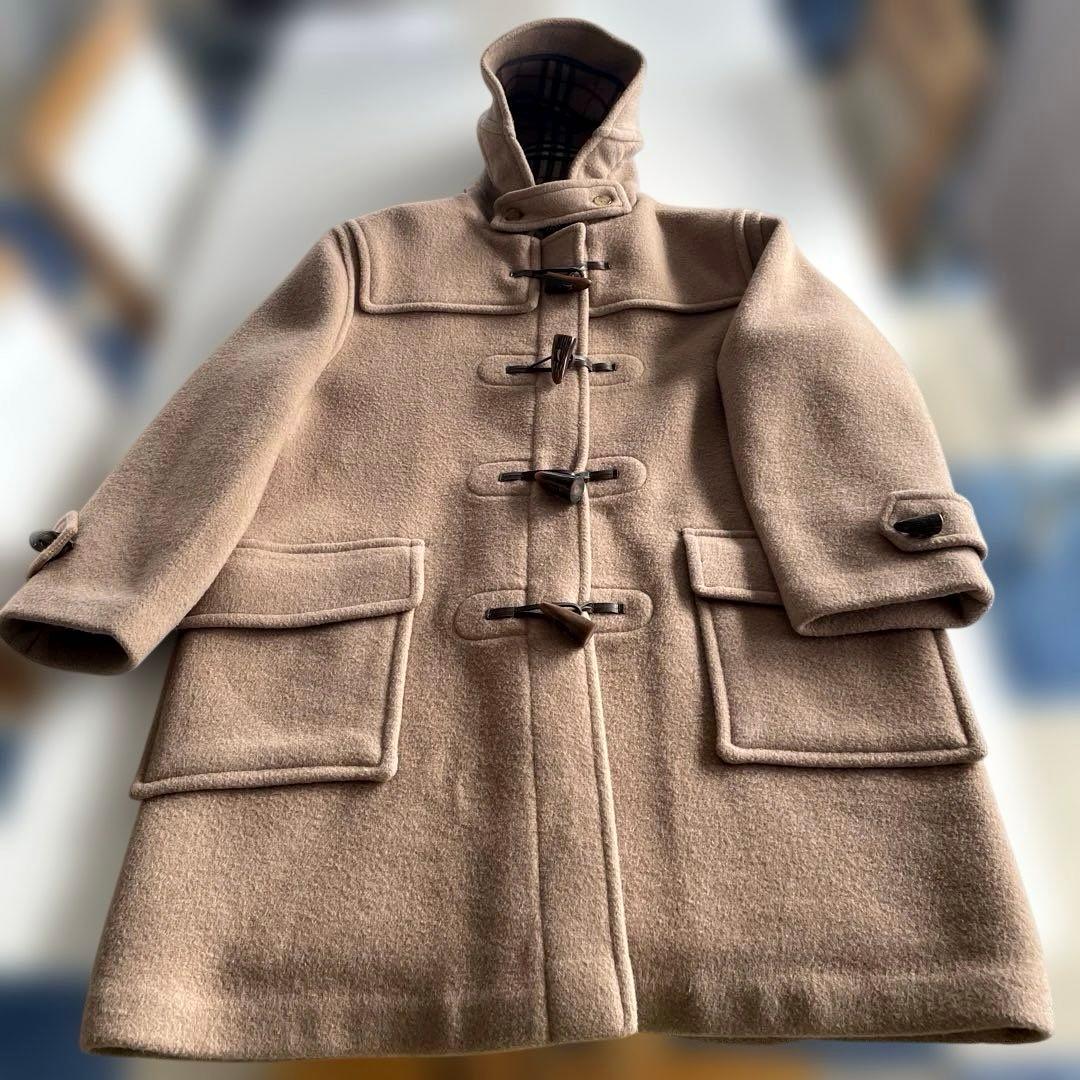 英国製Burberrys バーバリー ノバチェック柄 ダッフルコートサイズL相当