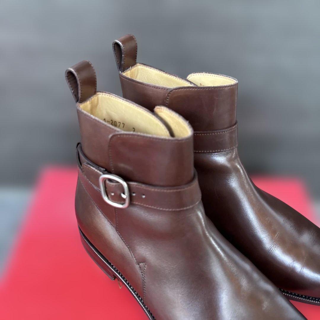 h*d様 CARMINAジョッパーブーツ 865 サイズ7 ダークブラウン