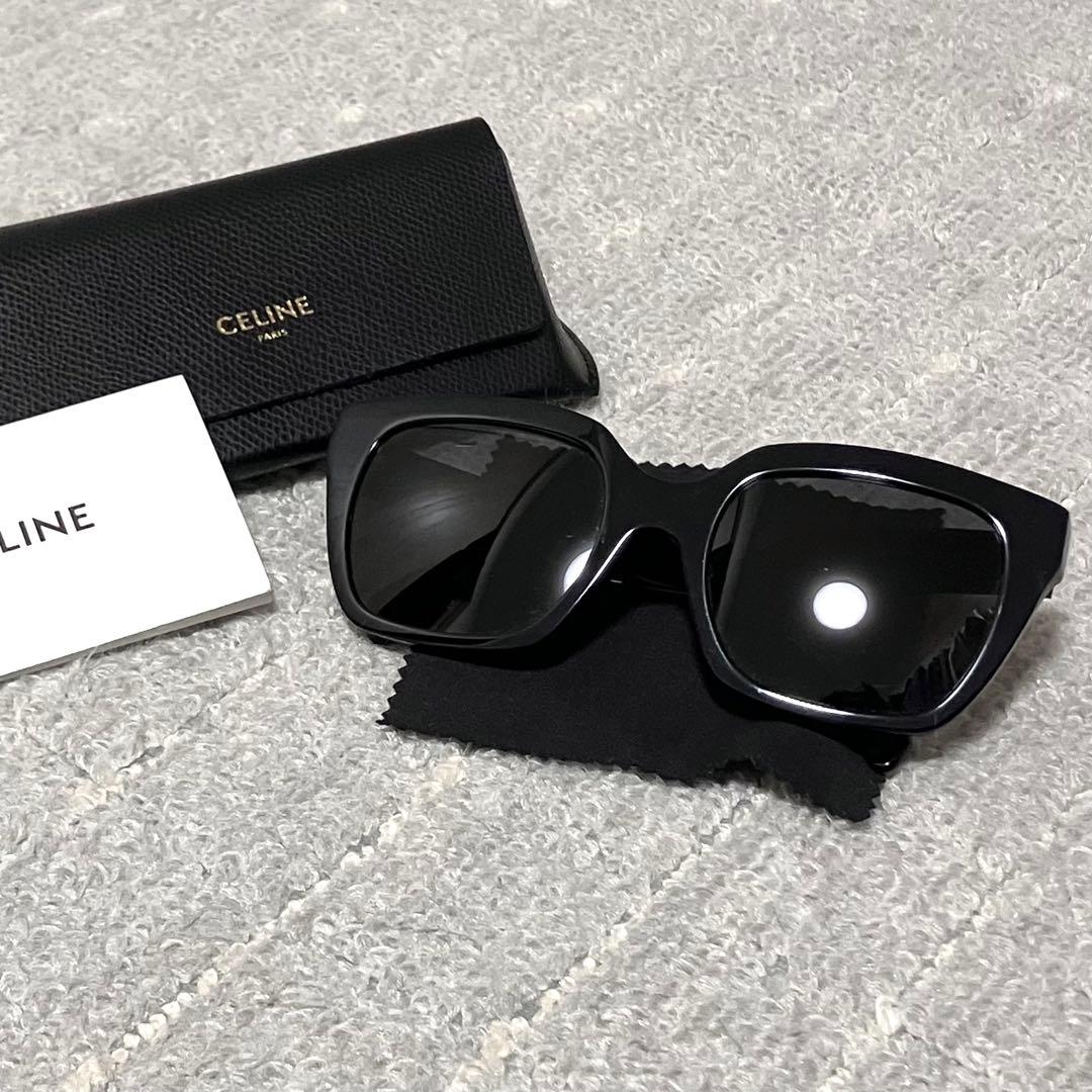 セリーヌ［モノクローム］サングラス　メガネ　紫外線カット　ブランドロゴ　男女OK