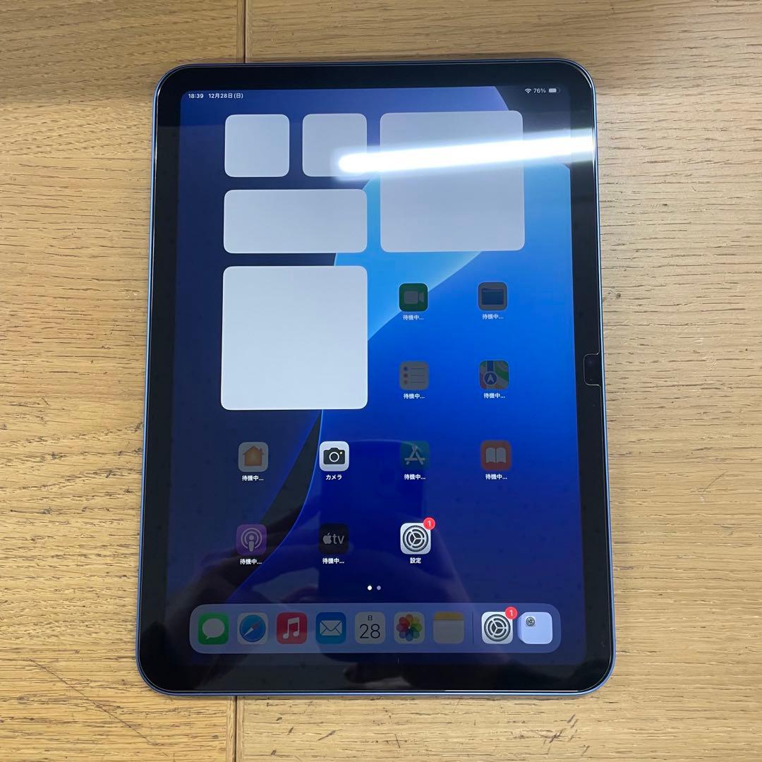 美品 iPad 第10世代 MPQ13J/A 64GB Wi-Fiモデル ブルー