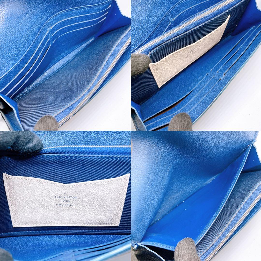 592 ルイヴィトン モノグラム　長財布　折り財布　ポルトフォイユマイクロミー