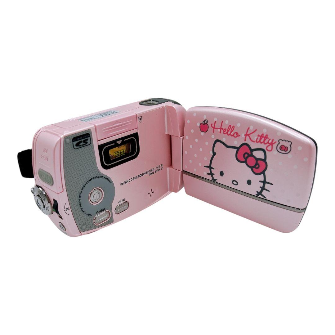 【希少レア品】ハローキテイ デジタルハイビジョンビデオカメラ ピンク 付属品多数