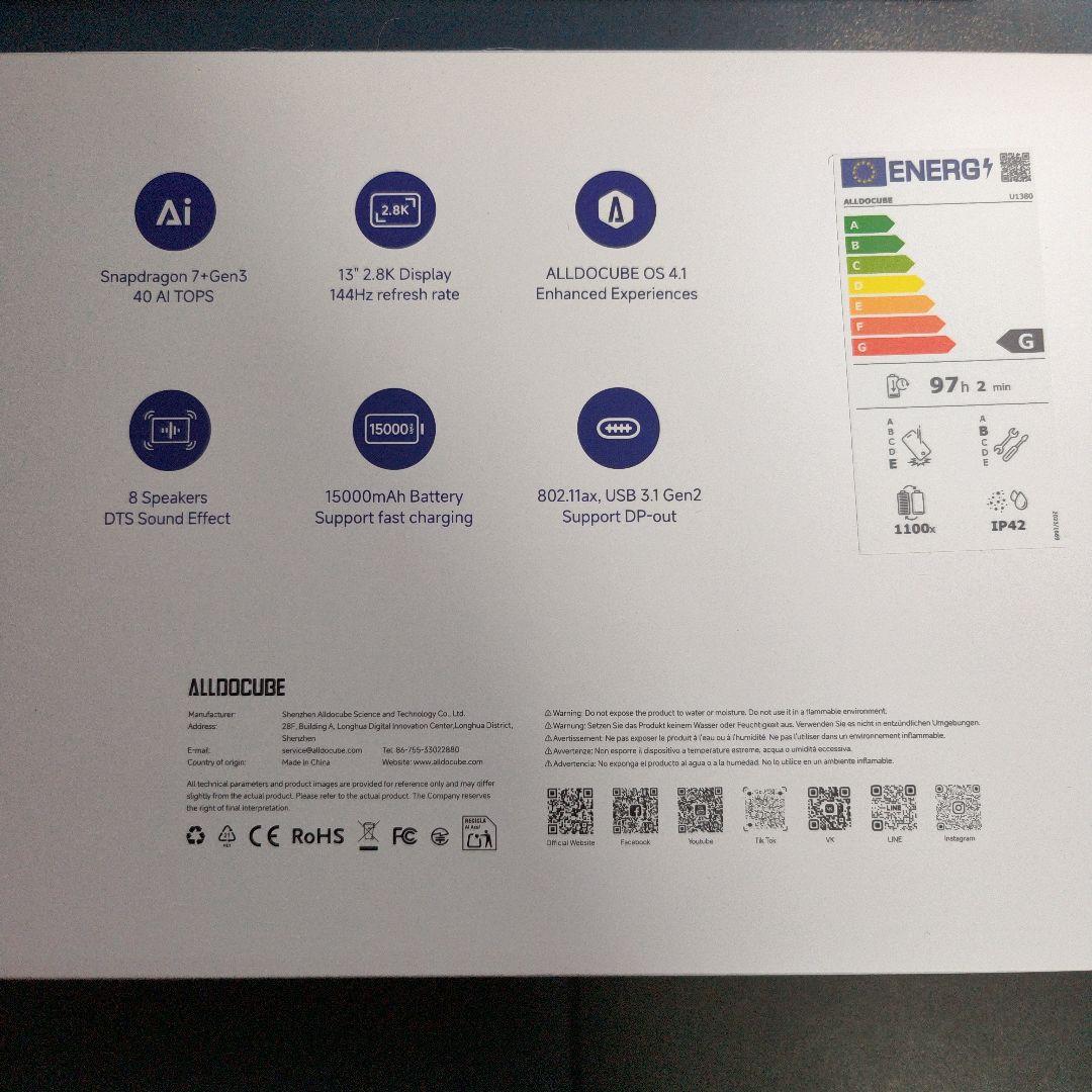 ALLDOCUBE Ultra Pad 13インチ