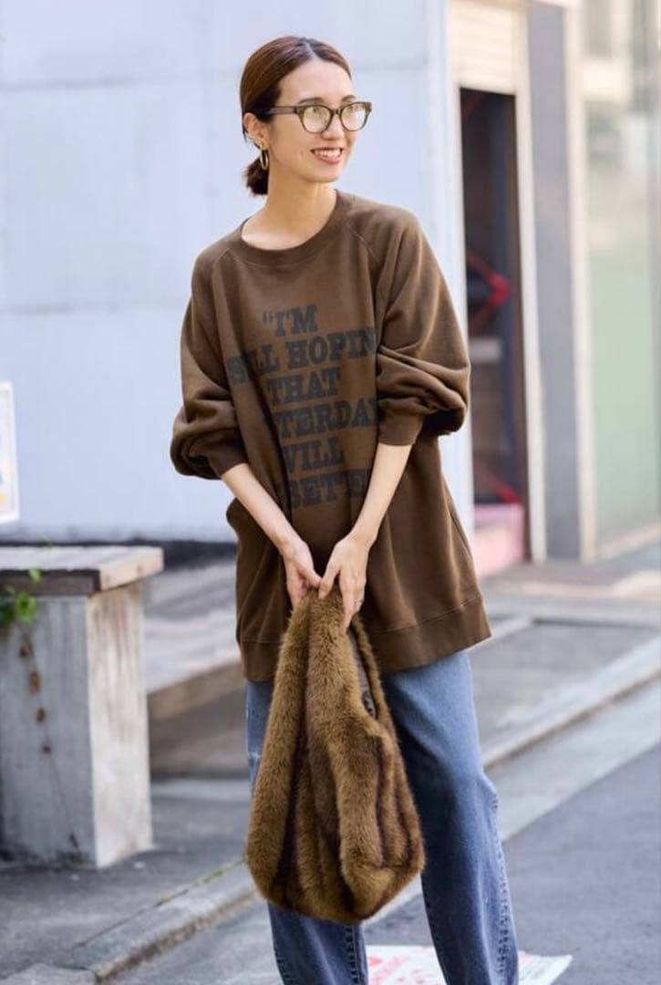 きはる　MEAN MACHINE AGE PEANUTS VTG CREW