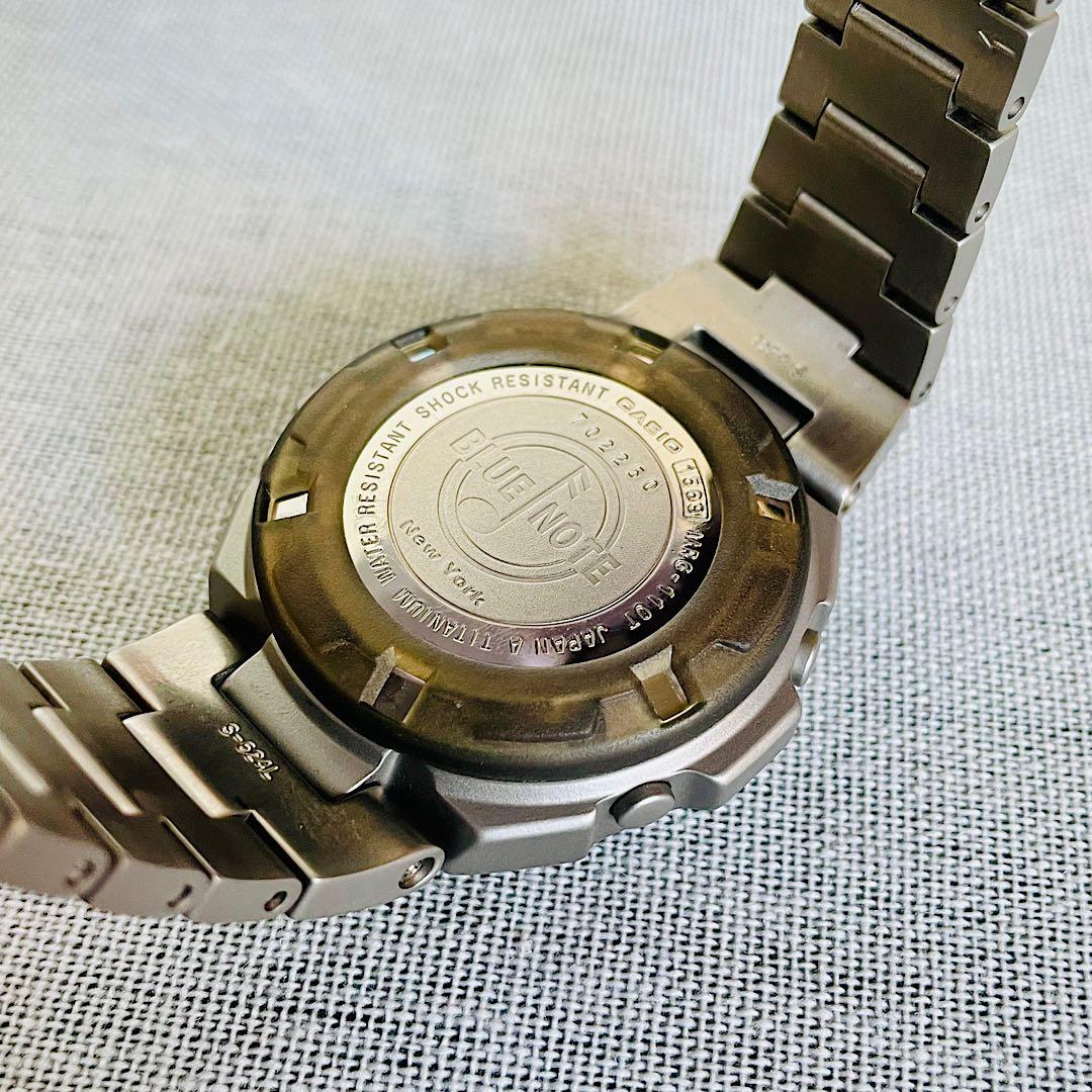 【新品電池／美品】カシオ G-SHOCK MRG-110TBN-2 ブルーノート