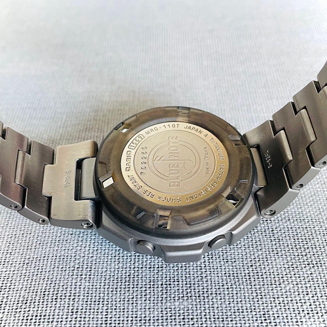 【新品電池／美品】カシオ G-SHOCK MRG-110TBN-2 ブルーノート
