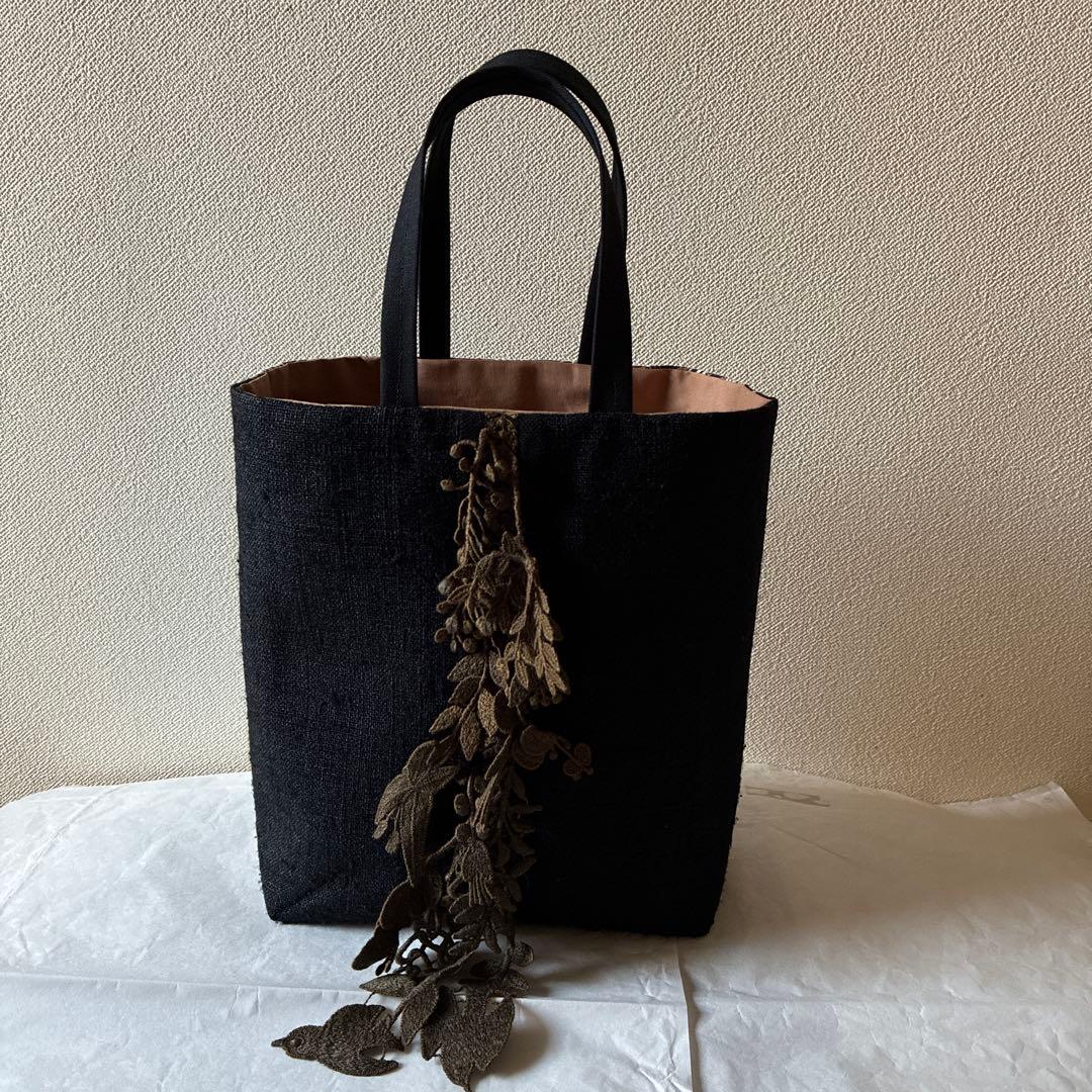 ミナペルホネン 生地使用　forest parade お散歩トートバッグ