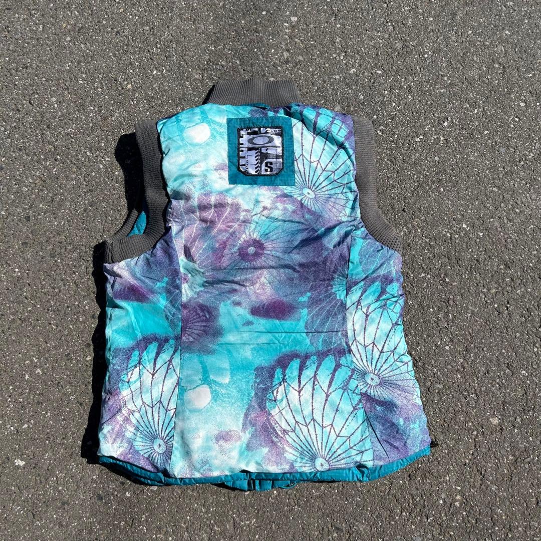 ジャケット・アウター OAKLEY reversible nylon down vest y2k