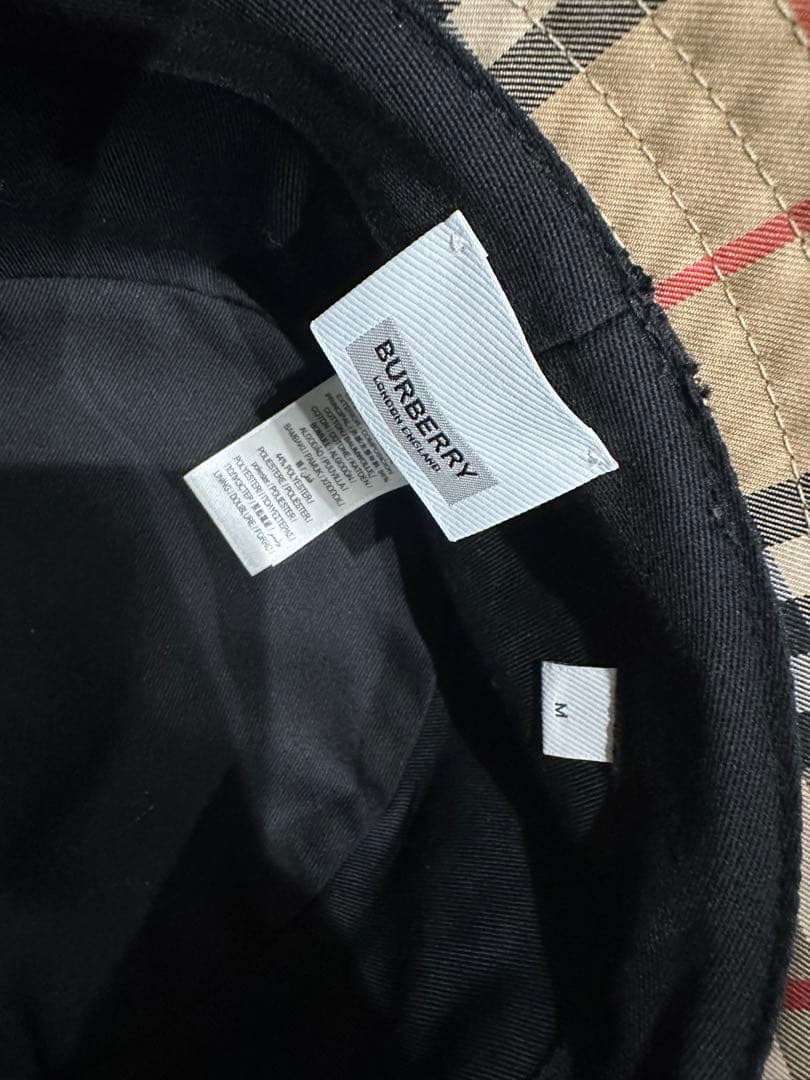 BURBERRY チェック柄 バケットハット Mサイズ