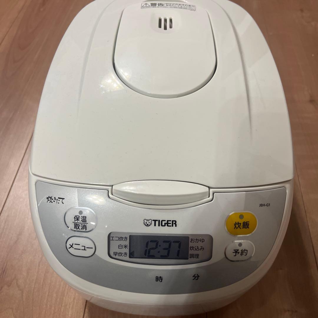 【使用2週間】TIGER炊飯器JBH-G1１升(10合)炊き2024年製