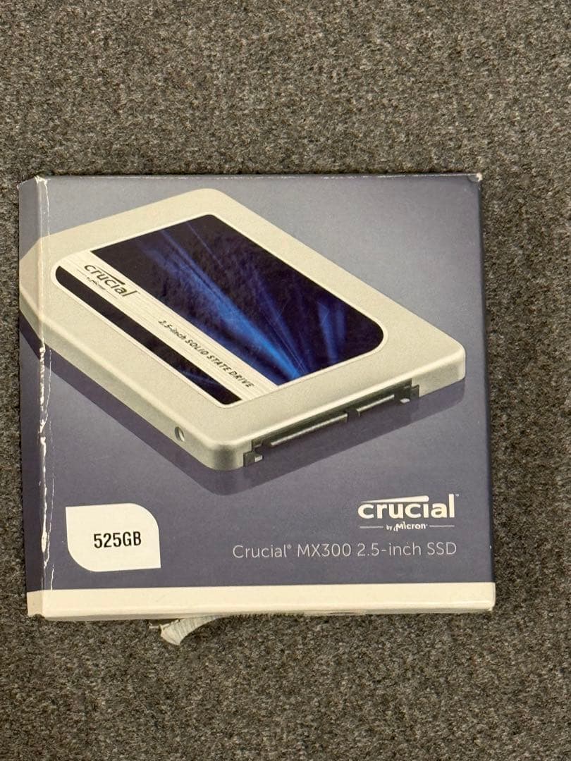 Crucial MX300 2.5インチSSD 525GB