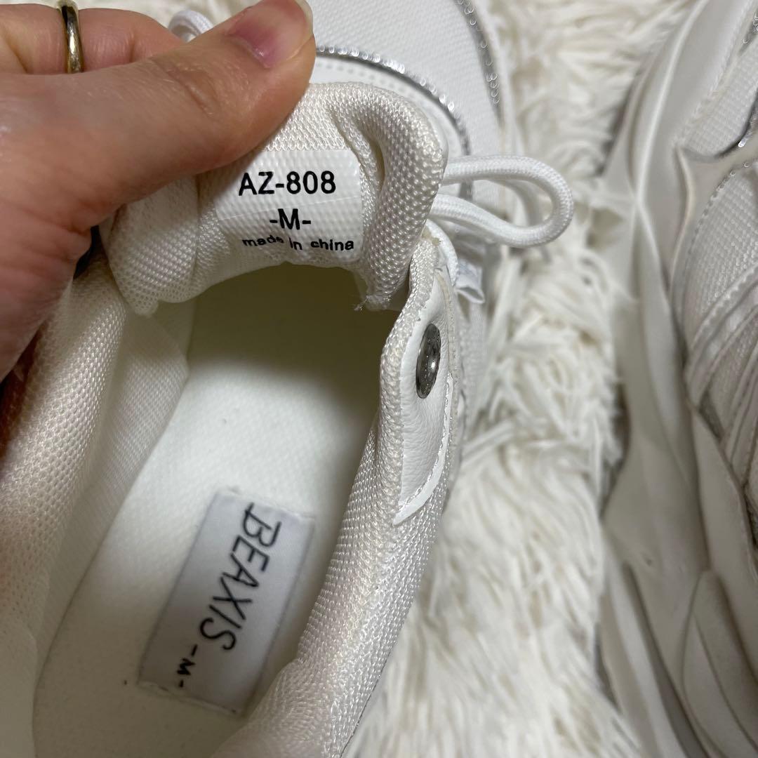 美品 ビーアクシス BEAXIS コアスニーカー ダンベルインソール M